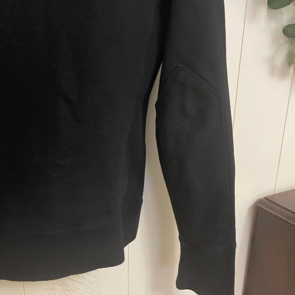 American Giant Women's Black Zip Front Bomber Jacket made in USA - Picture 5 of 10